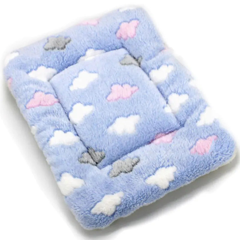 Soft Cat Bed Mats Short Plush Pet Sleeping Bed Mats for Cats Small Dogs Cute Pet Pad Blanket Warm Kitten Cushion Cat Accessories