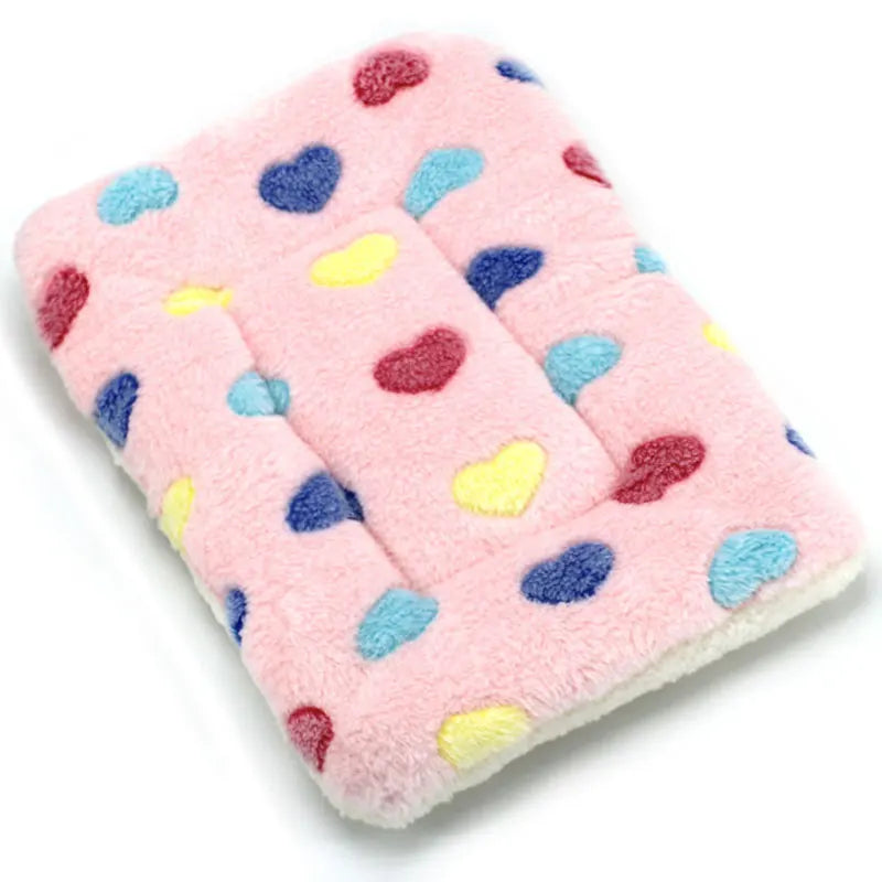 Soft Cat Bed Mats Short Plush Pet Sleeping Bed Mats for Cats Small Dogs Cute Pet Pad Blanket Warm Kitten Cushion Cat Accessories